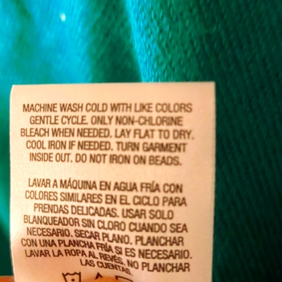 Laura Scott Green Acrylic Holiday Sweater XL - Picture 6 of 7